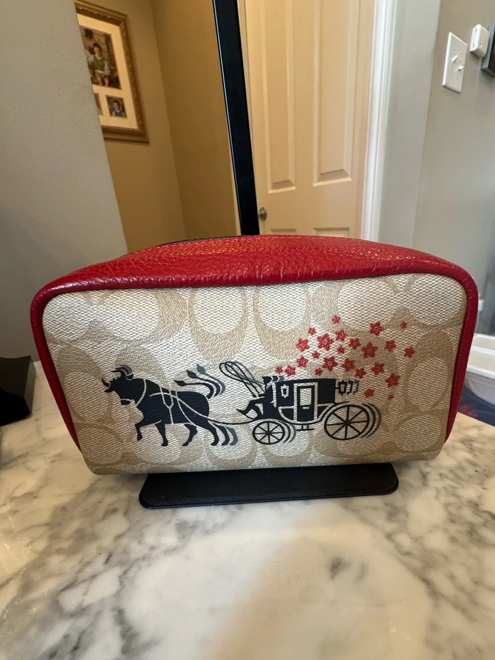 Coach Lunar New Year Boxy Cosmetic Case - Limited Edition - Ox & Carriage